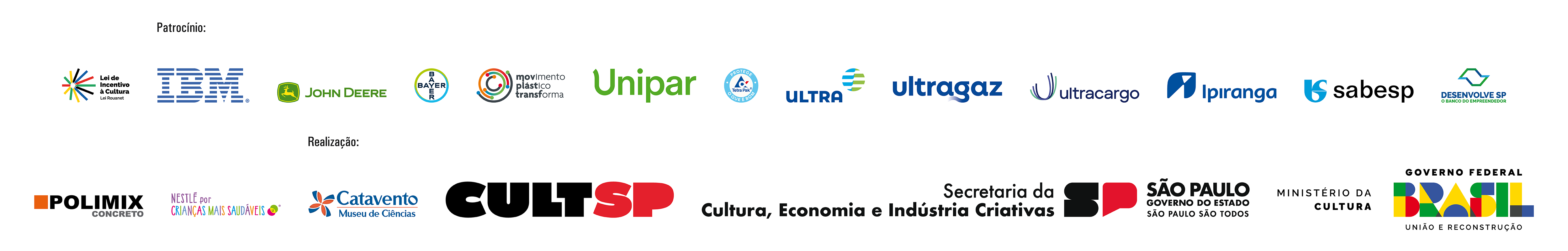 barra de patrocinadores
