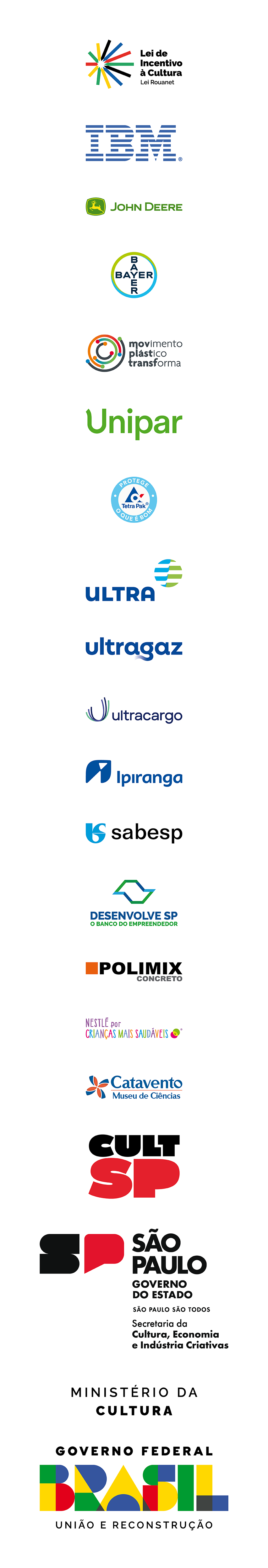 barra de patrocinadores
