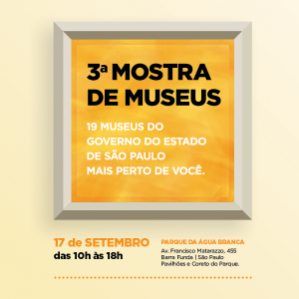 imagem sobre a terceira mostra de museus em 17 de setembro de 2016