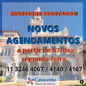 informativo sobre novos agendamentos