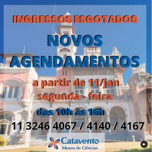 informativo sobre novos agendamentos