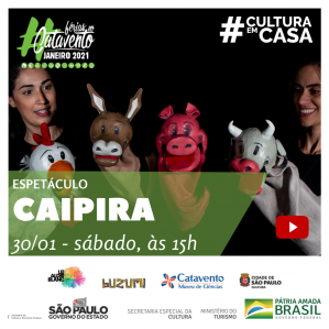 Um cavalo, uma vaquinha, uma cobra e uma galinha