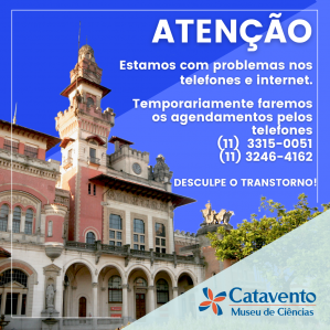 informativo com telefones provisórios