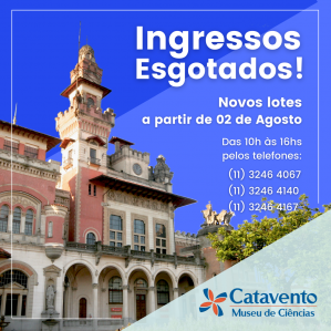 Informativo de Ingressos Esgotados