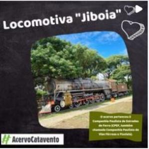 Foto da locomotiva